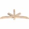 Ekena Millwork Alberta Smooth Timber Gable Bracket, Douglas Fir, 60"W x 27"H x 3 1/2"D x 3 1/2"F, 11/12 Pitch GBW060X27X0404ALB00SDF - alternate 5